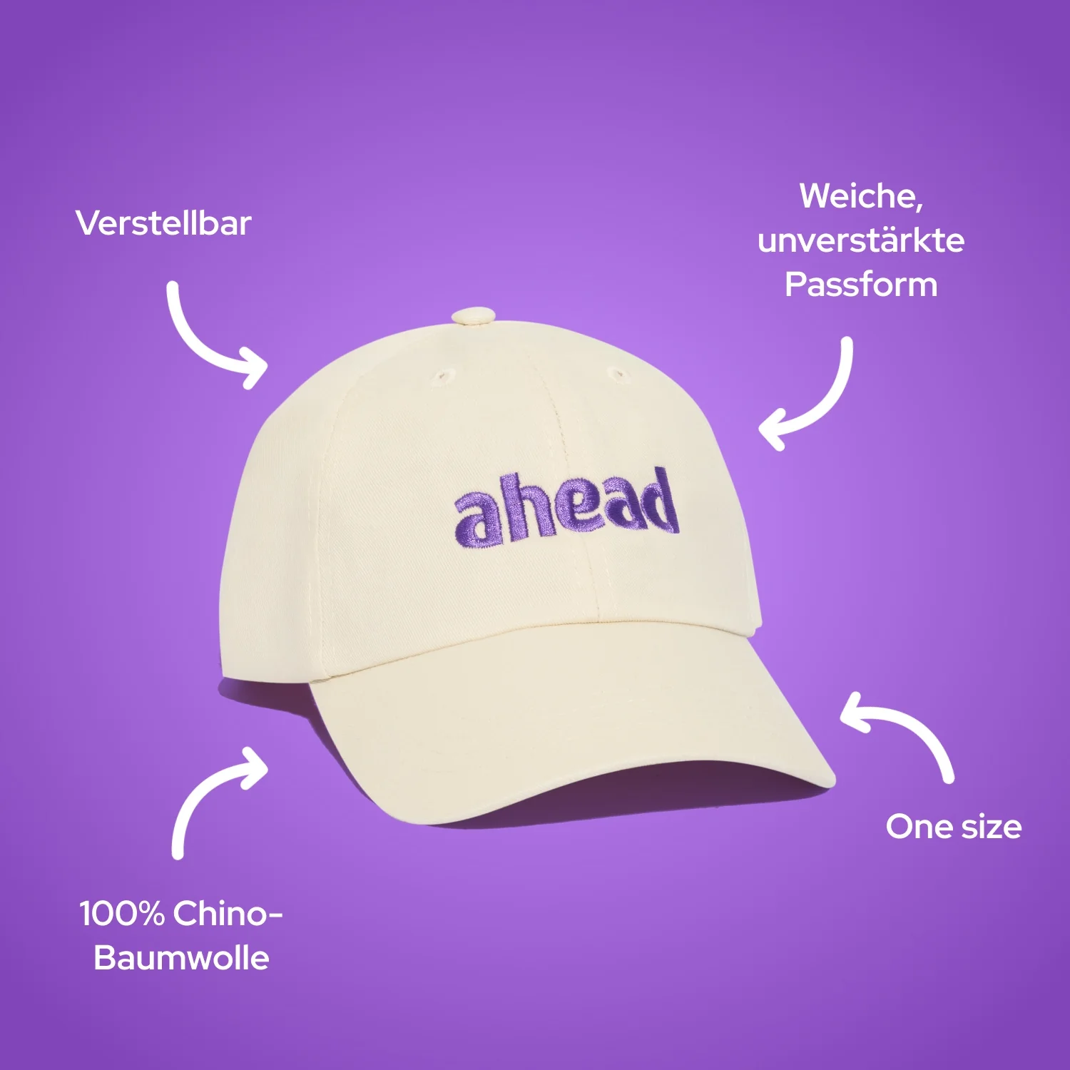 ahead Cap Beige - Image 3
