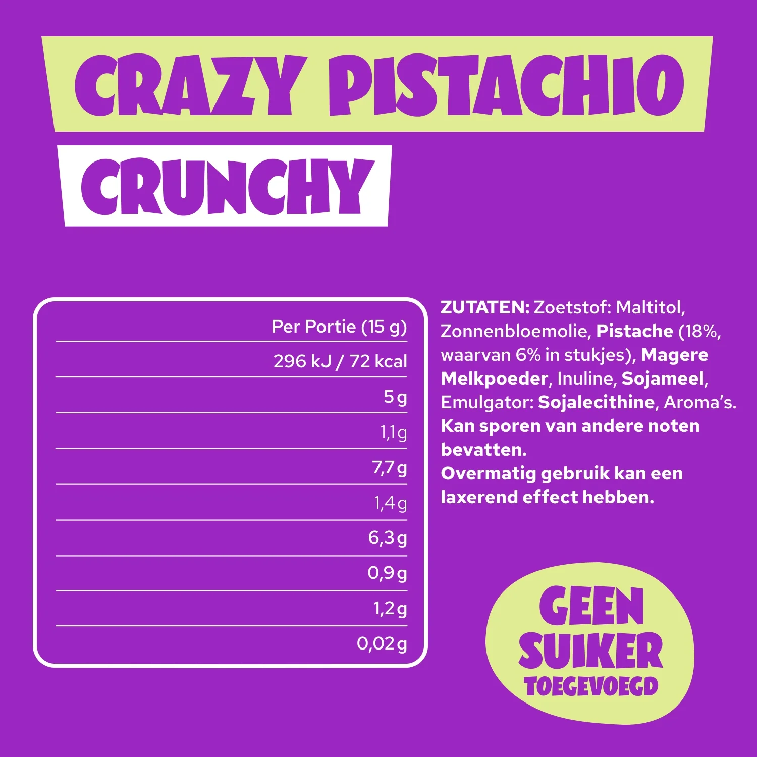 Crazy Pistachio Crunchy 200g - Image 12