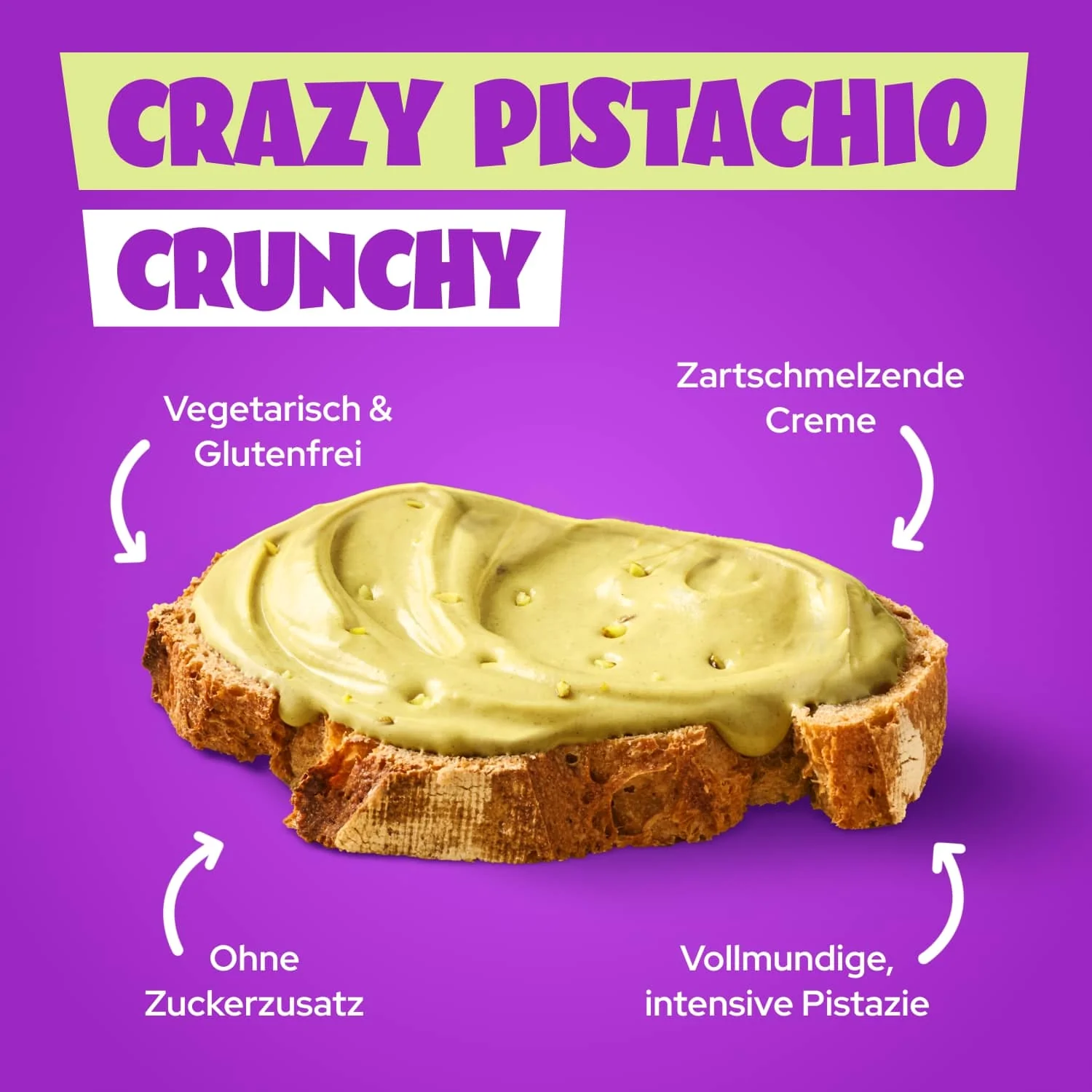 Crazy Pistachio Crunchy 200g - Image 4