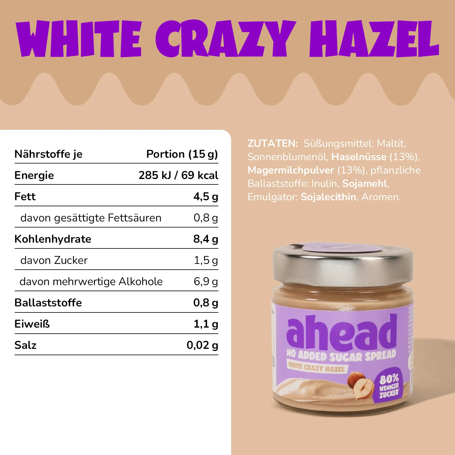 Gratis White Crazy Hazel Nuss Creme - Image 5