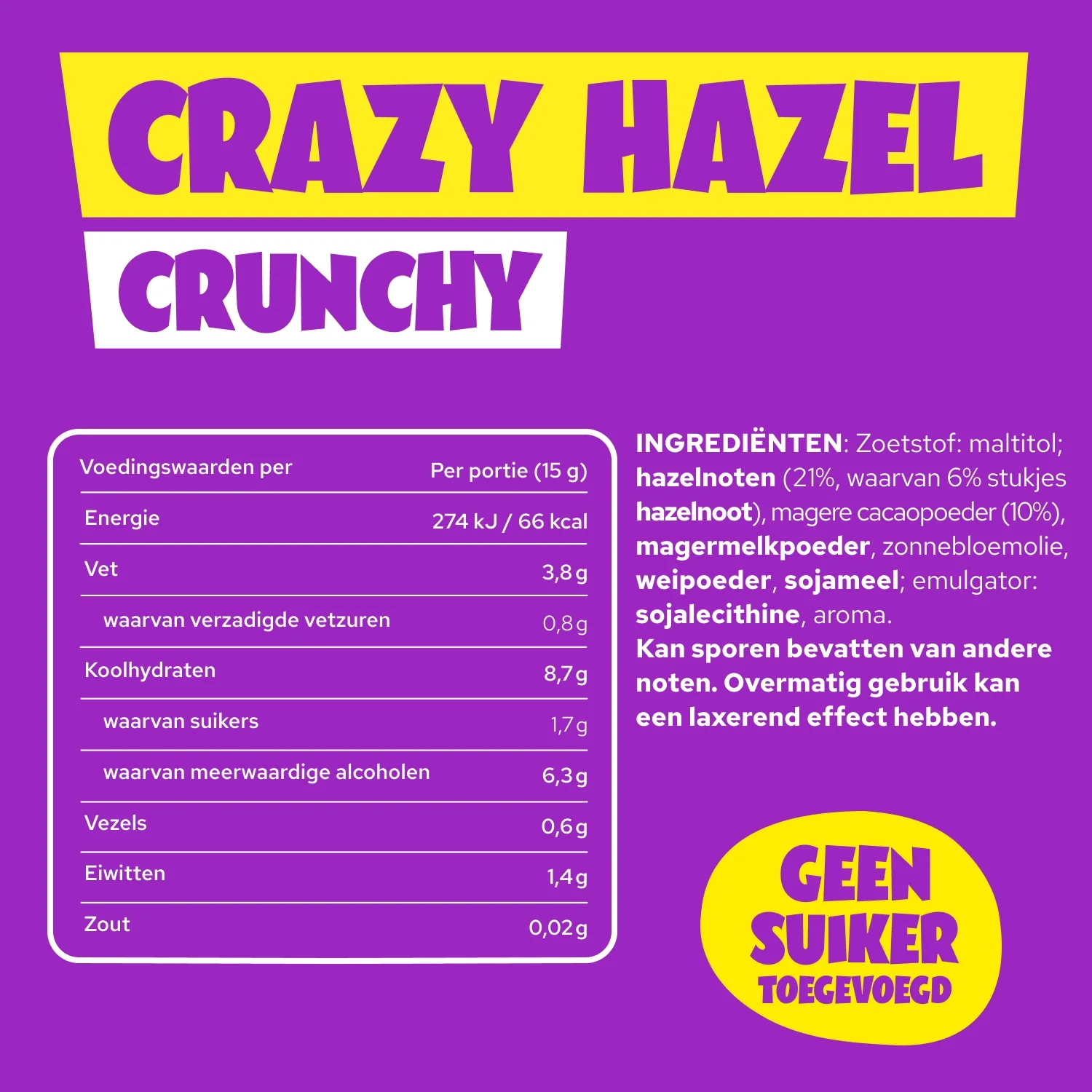 Crazy Hazel Crunchy 200g - Image 12