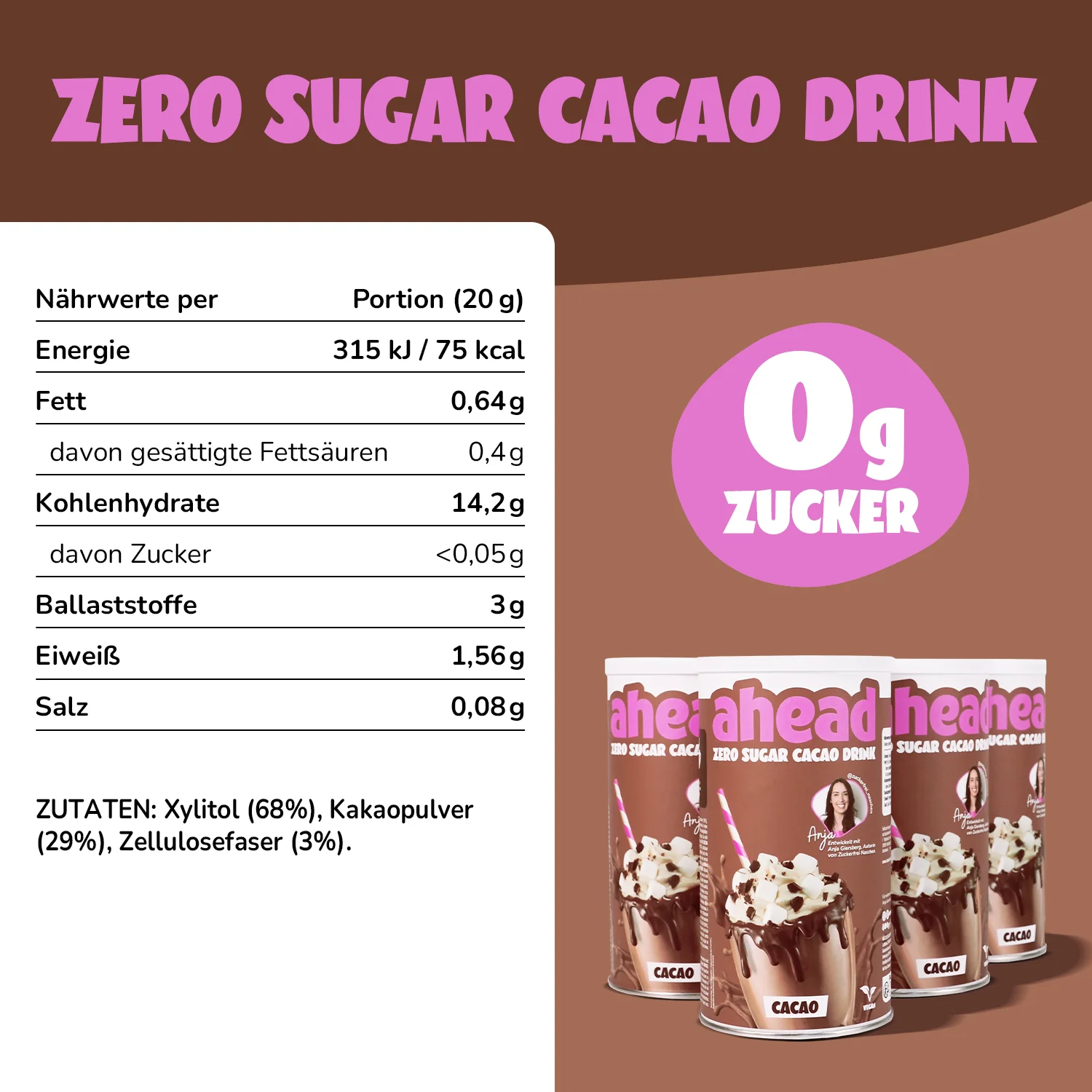 Kakao-Pulver ohne Zucker - Image 4