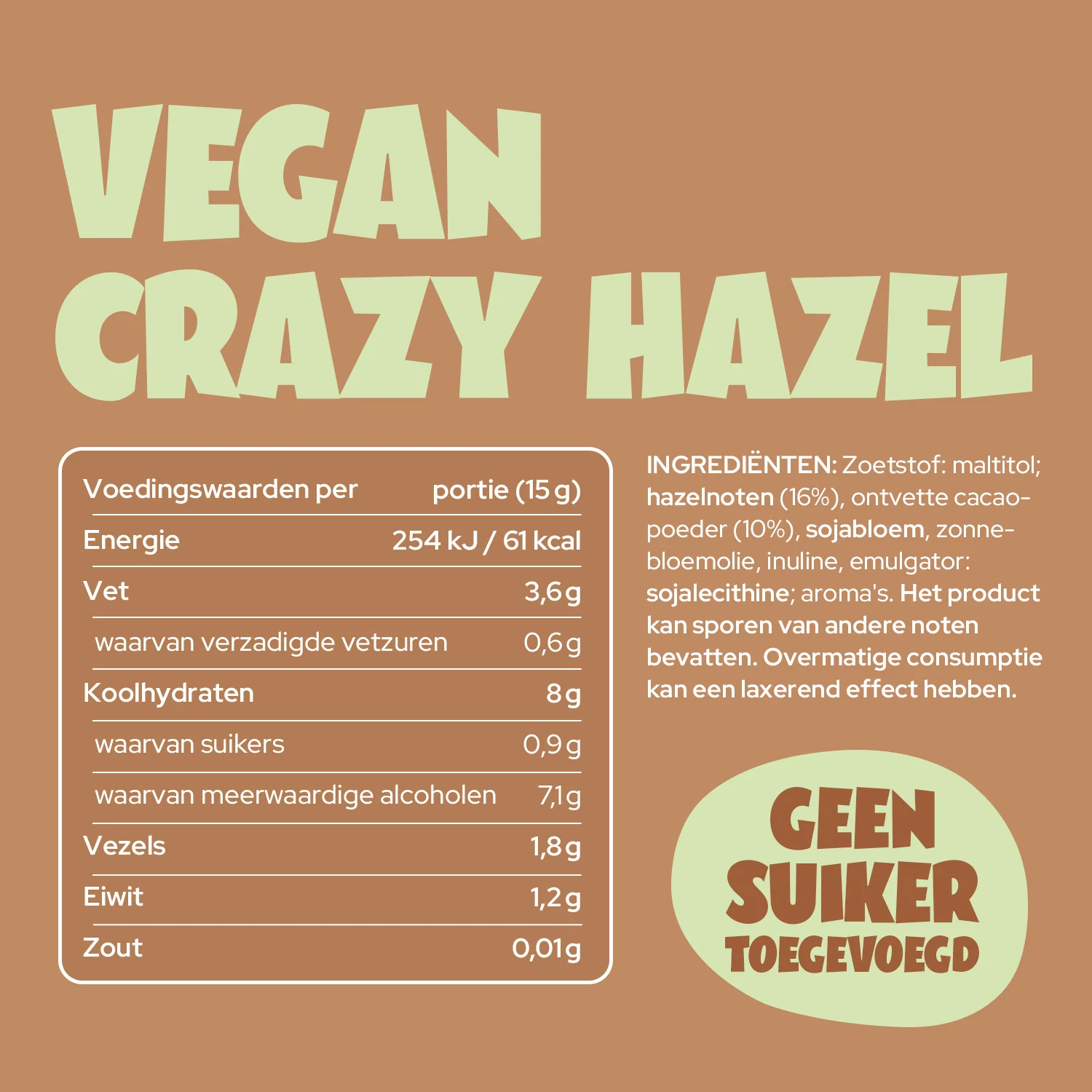 Crazy Hazel Vegan 200g - Image 12