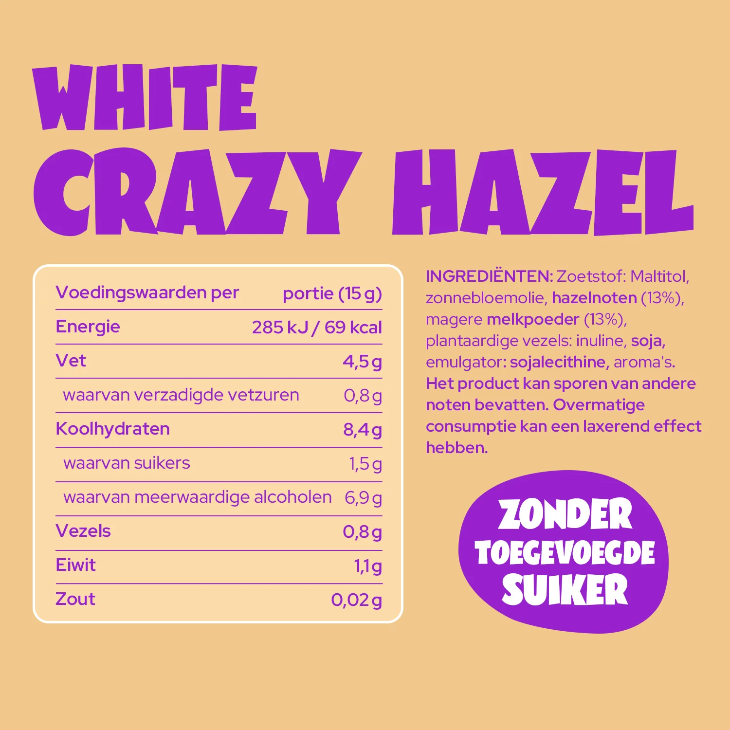 White Crazy Hazel 350g - Image 11