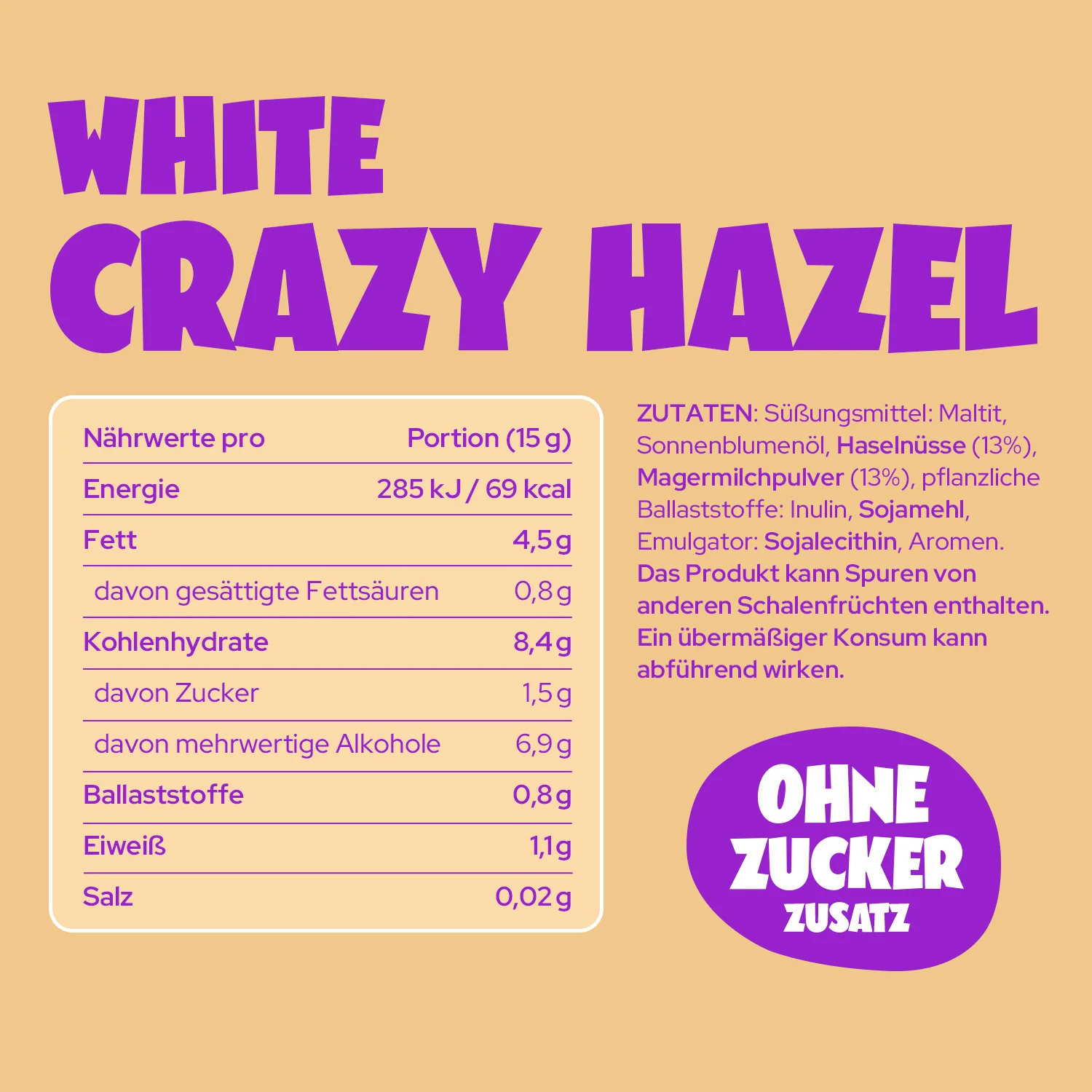 White Crazy Hazel 350g - Image 5