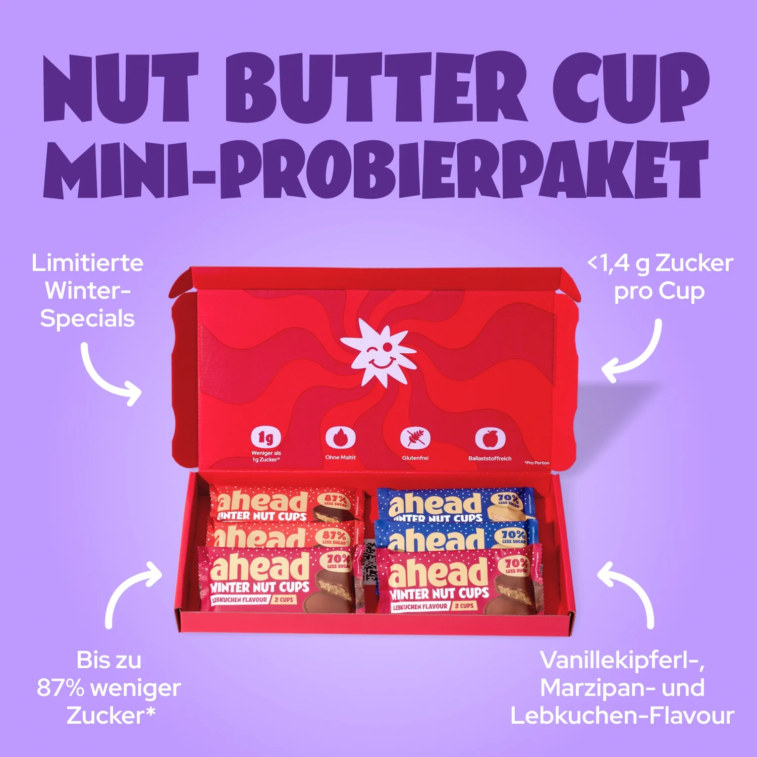 Nut Butter Cups Mini-Probierpaket Winter Edition - Image 2